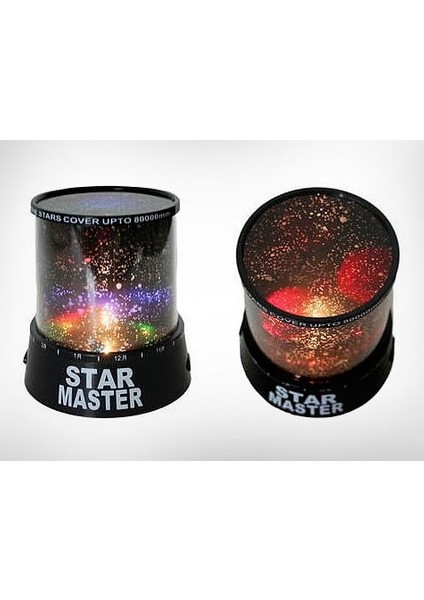 Projeksiyon Gece Lambası Tavana Işık Yansıtan LED Işık