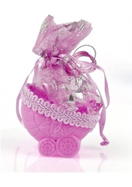 Bebek Mevlüt Şekeri Pembe Bebek Arabası