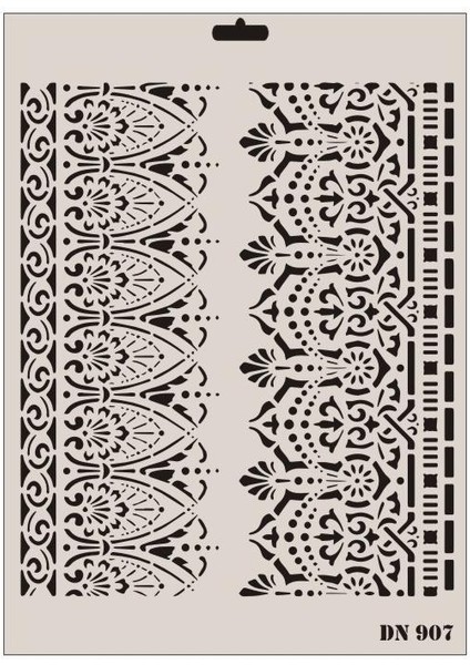Rich Dantel Seri DN907 Stencil 35X25 cm