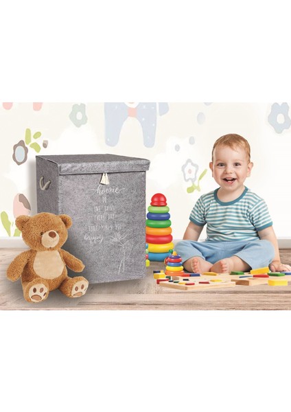 Oyuncak Sepeti Lüx Eşya Saklama Kutusu Keçe Mega Boy