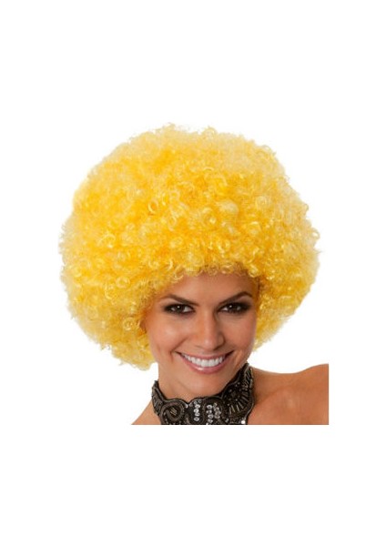 Kabarık Bonus Peruk Saç Sarı