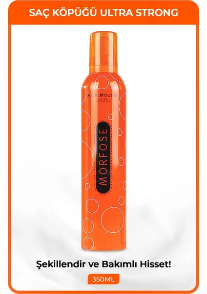 Ultra Strong Saç Köpük 350 ml - Ultra Güçlü Tutuş - Mrfs