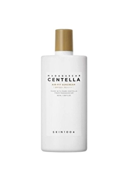 Madagascar Centella Air-Fit Güneş Kremi 50 ml Tüm Cilt Tipleri için Geniş Spektrum UVA UVB Koruma
