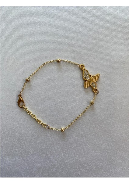 Kelebek Figürlü Bileklik Altın Renk fiyatları
