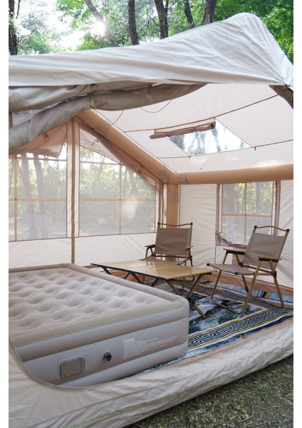 4 Mevsim Şişme Kamp Çadırı Yüksek ve Cam Tavanlı (6-8 Kişilik) 300X250X220CM fırsatları