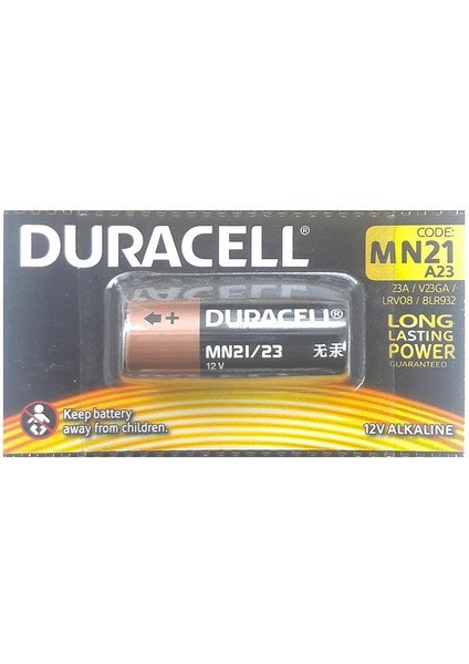 MN21 12 Volt Kumanda Pili 1 Adet