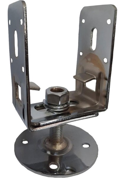 Krom Ayarlı Tablalı Pergole Ayağı