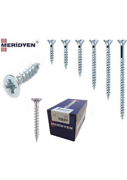 Meridyen Sunta Vidası 4,5X50 (100 Adet)