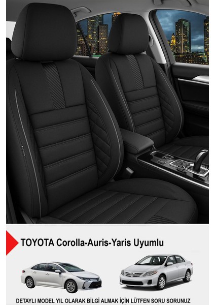 Oniks Oto Koltuk Kılıfı- (Toyota Corolla-Auris-Yaris Uyumlu)