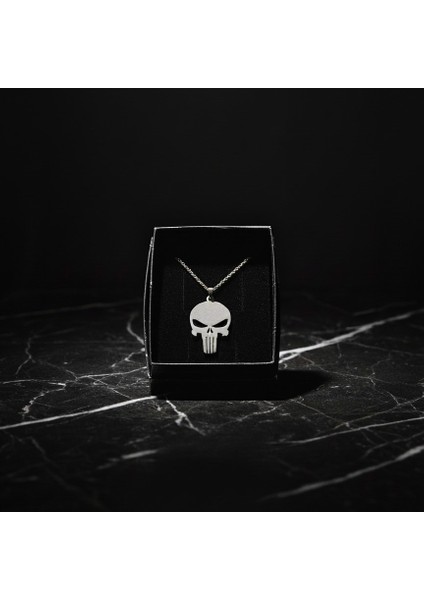 Punisher Kolye - Paslanmaz Çelik fiyatları