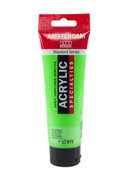 Amsterdam Akrilik Boya 120 Ml. 672 Reflex Green (Fosforlu)