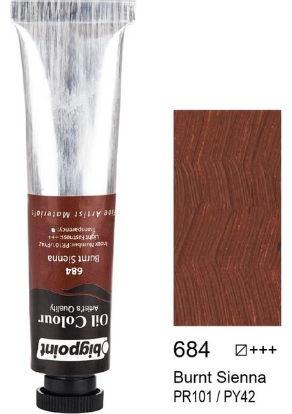 Yağlı Boya 200 Ml. 684 Burnt Sienna