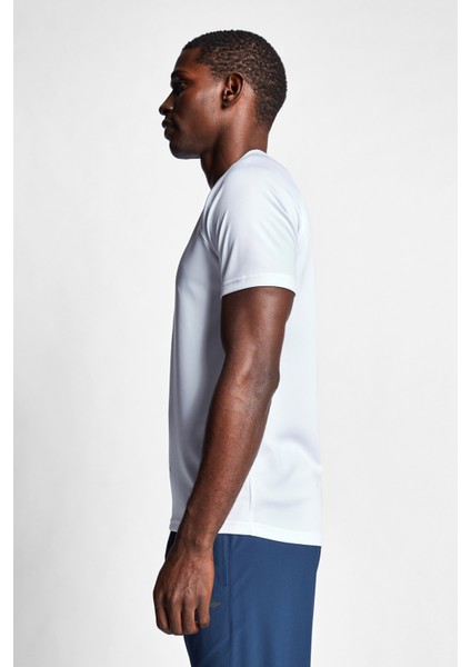 Beyaz Erkek Koşu Kısa Kollu T-Shirt 22B-1015 fiyatları