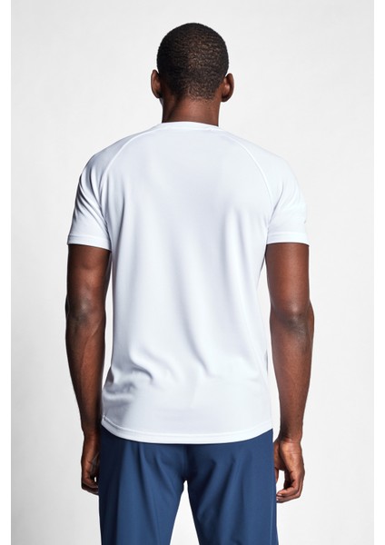 Beyaz Erkek Koşu Kısa Kollu T-Shirt 22B-1015 modelleri