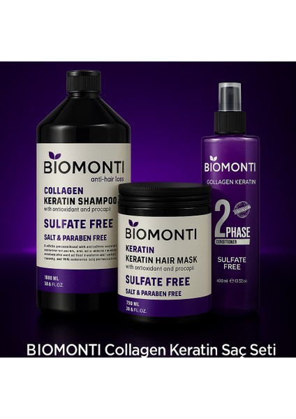 Collagen 3'lü Saç Tam Bakım Seti