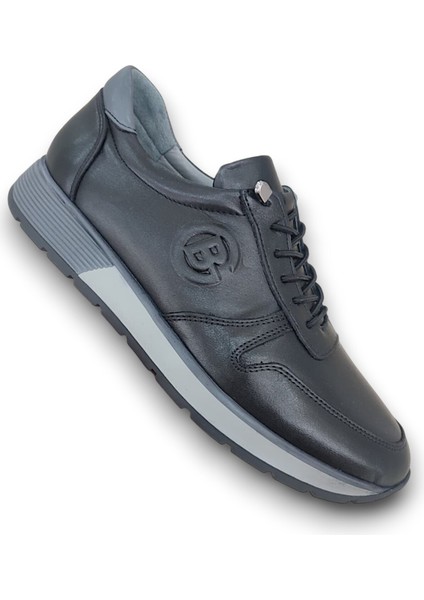 Alvino 746 Siyah Hakiki Deri Ortopedik Rahat Lastikli Mevsimlik Erkek Ayakkabı fiyatları