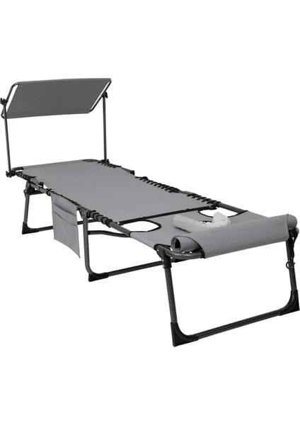 Kingcamp Magnolia B10 Plus Hands-Free Premium 7 Kademeli Katlanır Şezlong Grey modelleri