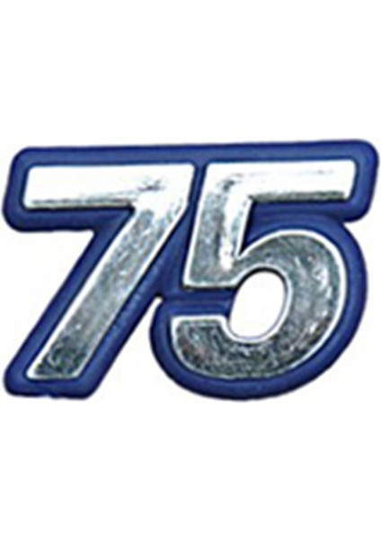 75 Yazı Mavi Yapışkanlı
