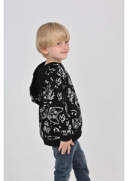 Erkek Çocuk Oyun Baskılı Sweatshirt fiyatları