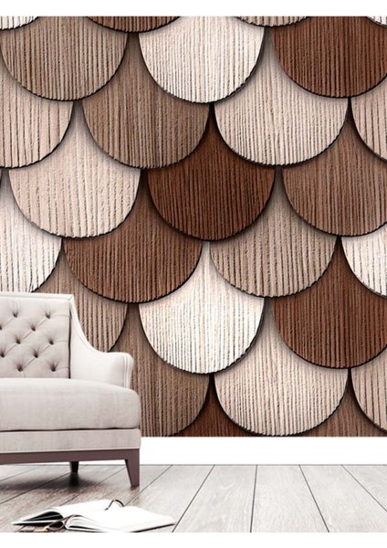 3 Boyutlu Ahşap Desenli Isı ve Ses Yalıtımlı Sağlıklı Tekstil Duvar Kağıdı fiyatları