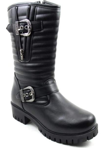 Twingo 6060 Siyah Su ve Soğuk Geçirmez Kız Çocuk Çizme