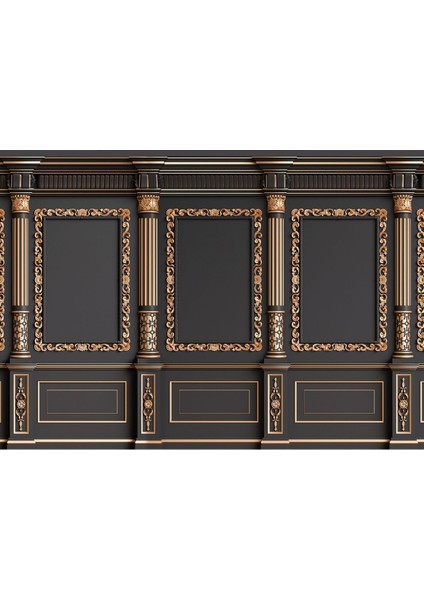 Çerçeve Desenli Isı ve Ses Yalıtımlı Sağlıklı Tekstil Duvar Kağıdı fırsatları