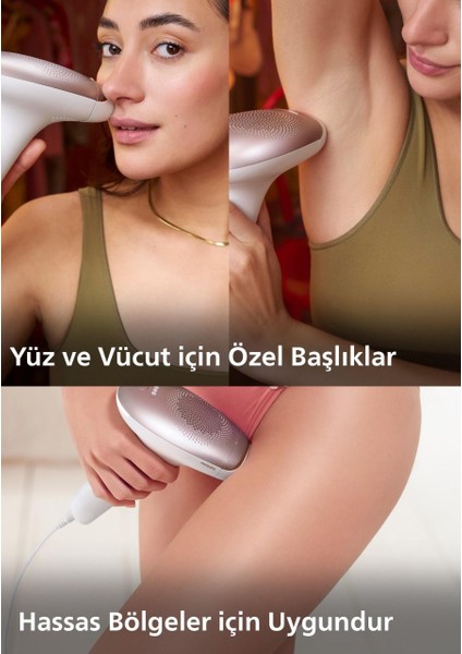 Lumea Advanced 7000 Serisi Ipl Epilasyon, Cilt Tonu Sensörlü -Yüz Vucüt Hassas Bölge Etkili Lazer Epilasyon Cihazı+Çantalı, Kaş Düzeltici