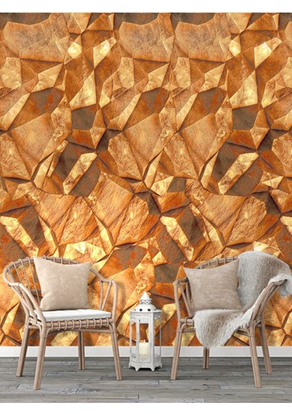 3 Boyutlu Desenli Isı ve Ses Yalıtımlı Sağlıklı Tekstil Duvar Kağıdı fiyatları