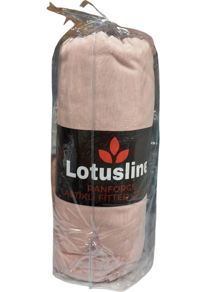 Ranforce Fitted Lastikli Battal Çift Kişilik Çarşaf Seti (180X200+30)-PUDRA fiyatları