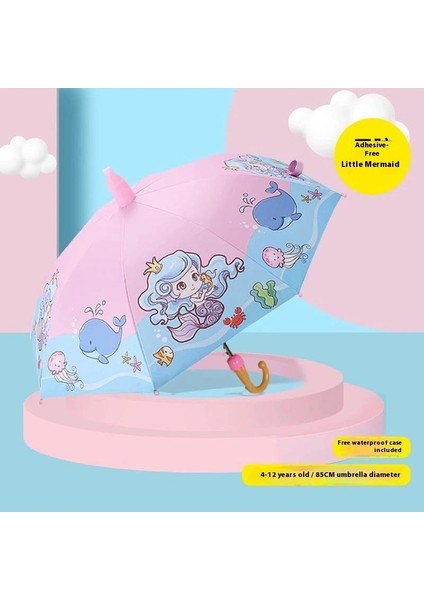 Okul Için Karikatür Öğrenci Şemsiyesi (Yurt Dışından)