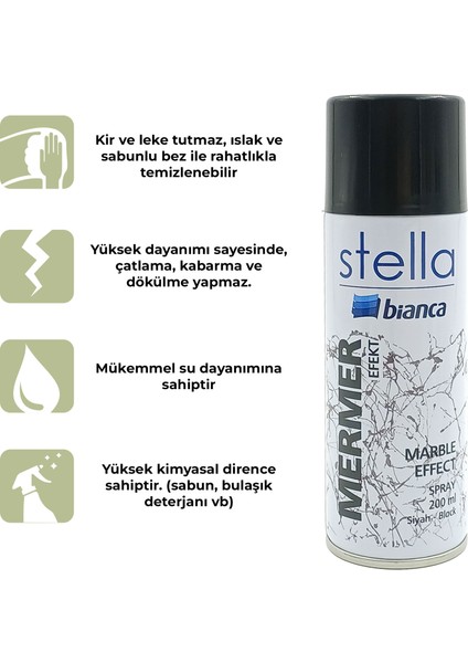 Mermer Efect siyah sprey 200 ml fiyatları