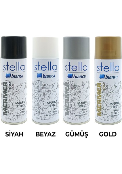 Mermer Efect siyah sprey 200 ml indirimleri