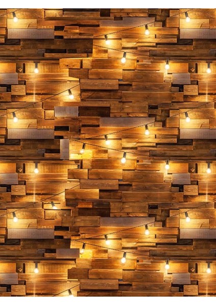 Işıklı Ahşap Desenli Isı ve Ses Yalıtımlı Sağlıklı Tekstil Duvar Kağıdı modelleri