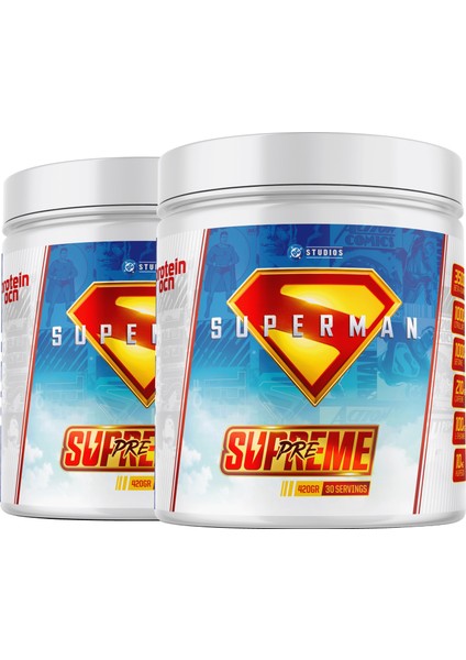 Superman Pre-Workout 420X 2 Adet