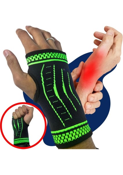 Sporcu Bilekliği Tendon Koruyucu Bandaj Sporcu Avuç Içi Bilek Koruyucu Termal Medikal bileklik N802