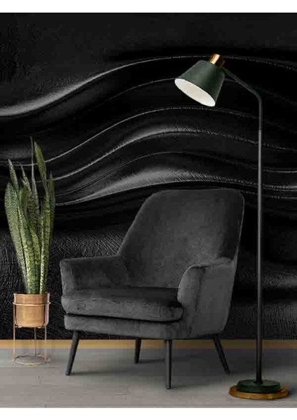 3 Boyutlu Geometrik Dalga Desenli Isı ve Ses Yalıtımlı Sağlıklı Tekstil Duvar Kağıdı modelleri