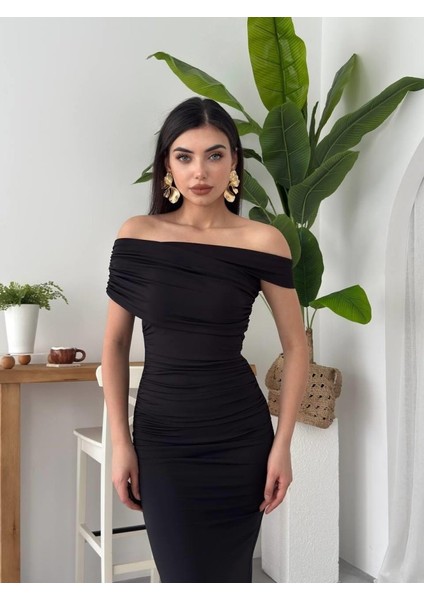 Dron Straplez Elbise