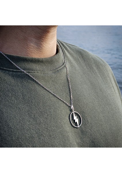 The Flash Kolye - Paslanmaz Çelik