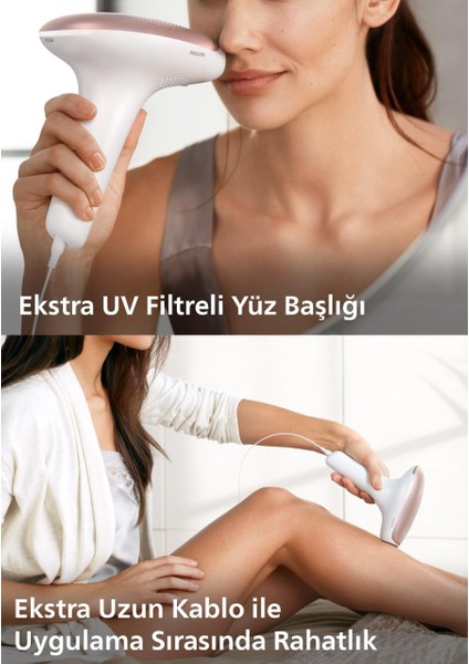 Lumea Advanced 7000 Serisi Ipl Epilasyon, Cilt Tonu Sensörlü -Yüz Vucüt Hassas Bölge Etkili Lazer Epilasyon Cihazı+Pürüzsüz Cilt Etkisi