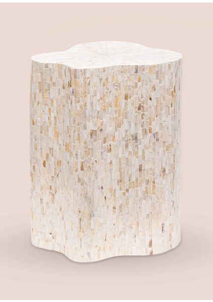 Sedef Tabure Yan Sehpa 35X35X50 cm TLC0128 fırsatları