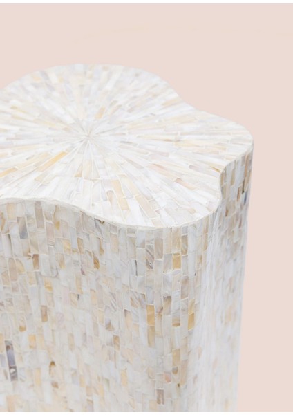 Sedef Tabure Yan Sehpa 35X35X50 cm TLC0128 indirimleri