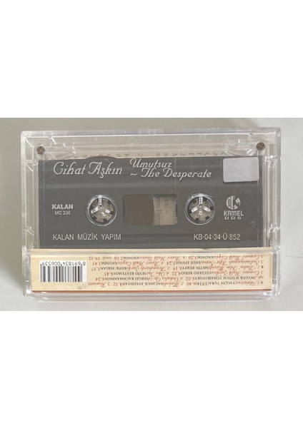 Cihat Aşkın Umutsuz Kaset (Orijinal Dönem Baskı Kaset) fiyatları