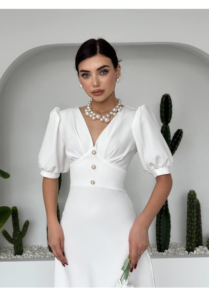 Linda Midi Elbise modelleri