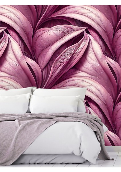 3 Boyutlu Çiçekler Desenli Silinebilir Sağlıklı Tekstil Duvar Kağıdı fiyatları