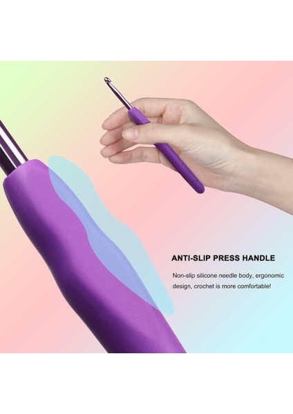 Silikon Saplı Tığ Seti (2)(2,5)(3)(3,5)(4)(4.5)(5)(5.5)(6) No 9 Lu Tığ Seti fırsatları