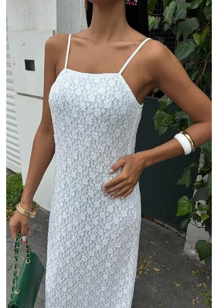 Askıları Ayarlanabilir Örme Dantel Elbise 2879 indirimleri