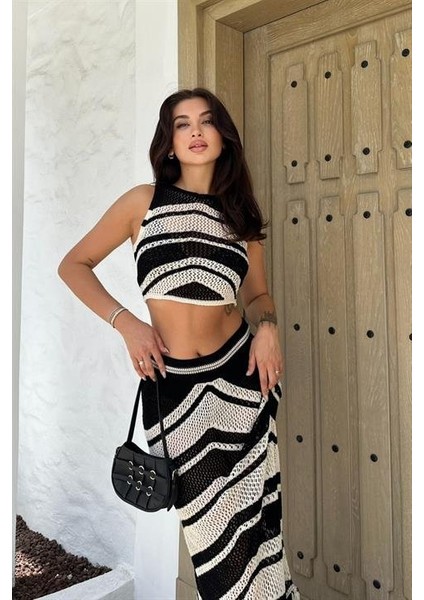 Lenny Püskül Detaylı Crop Takım 9863 fırsatları