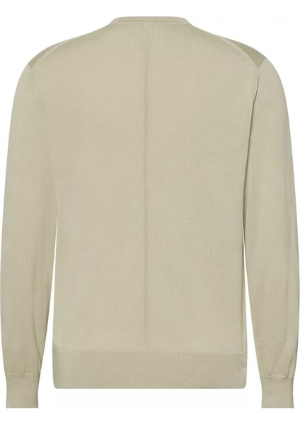 Erkek Bisiklet Yaka Supima Pamuklu Triko Kazak - Adaçayı Yeşili fiyatları