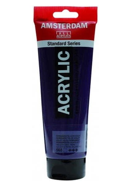 Amsterdam Akrilik Boya 120 Ml. 568 Permanent Blue Violet