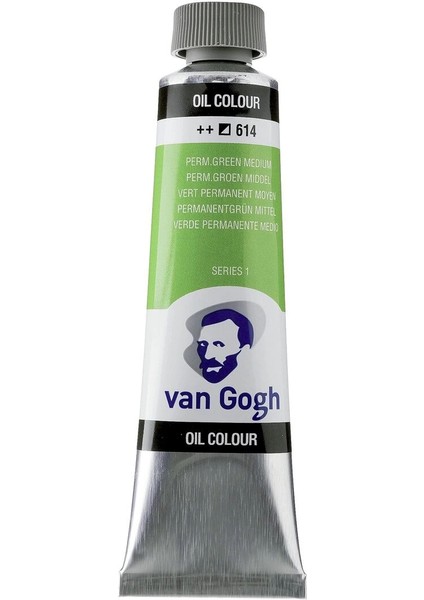 Van Gogh Yağlı Boya 40 Ml. 614 Permanent Green Medium